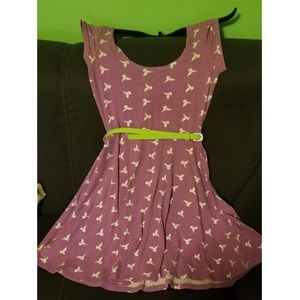 Derek Heart purple and white dress size small